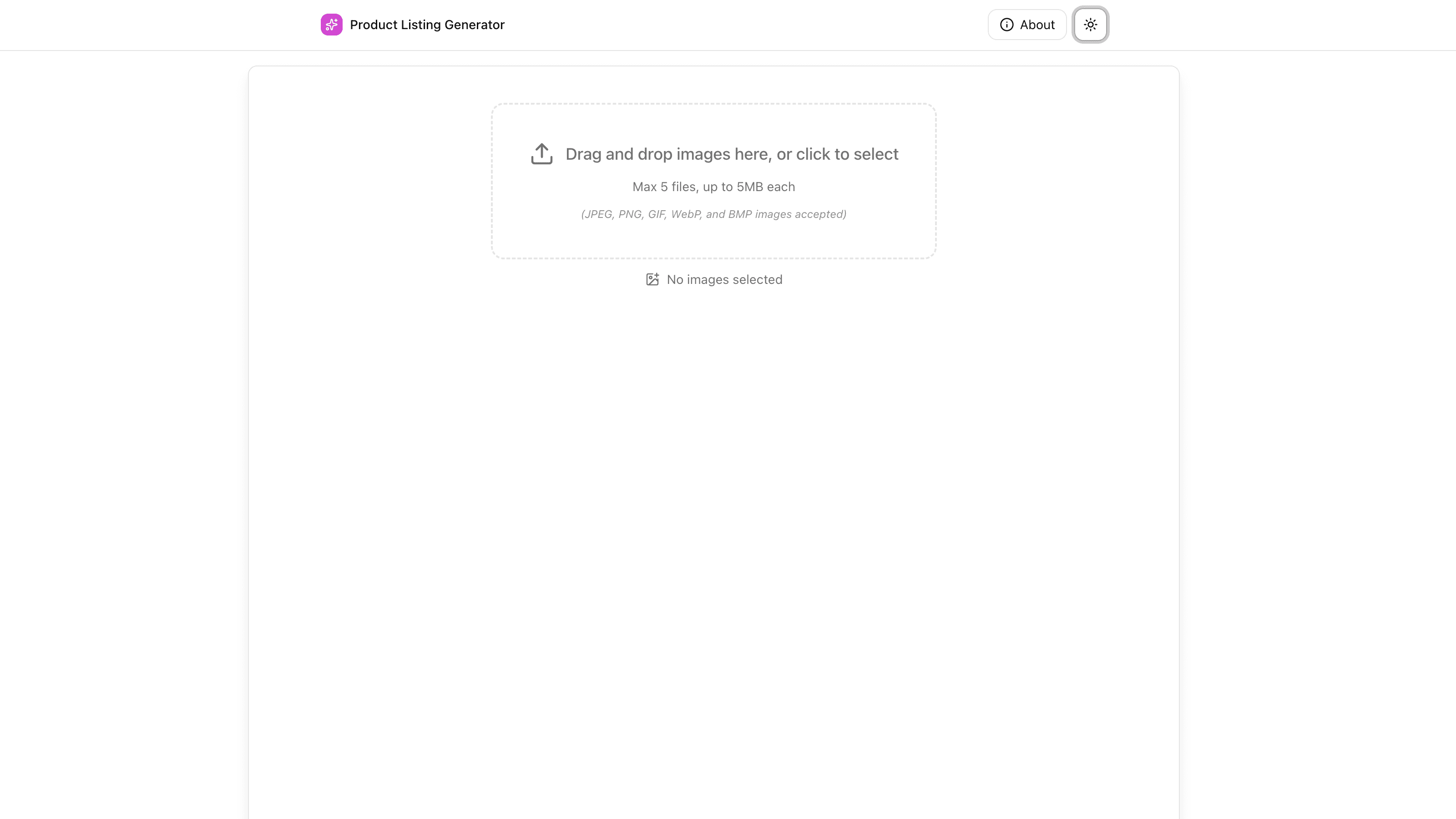 Product Listing Generator